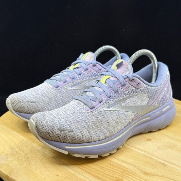 Brooks Womens Ghost 14 1203561B566 Purple Running Shoes Sneakers Size 8 B - Picture 2 of 10